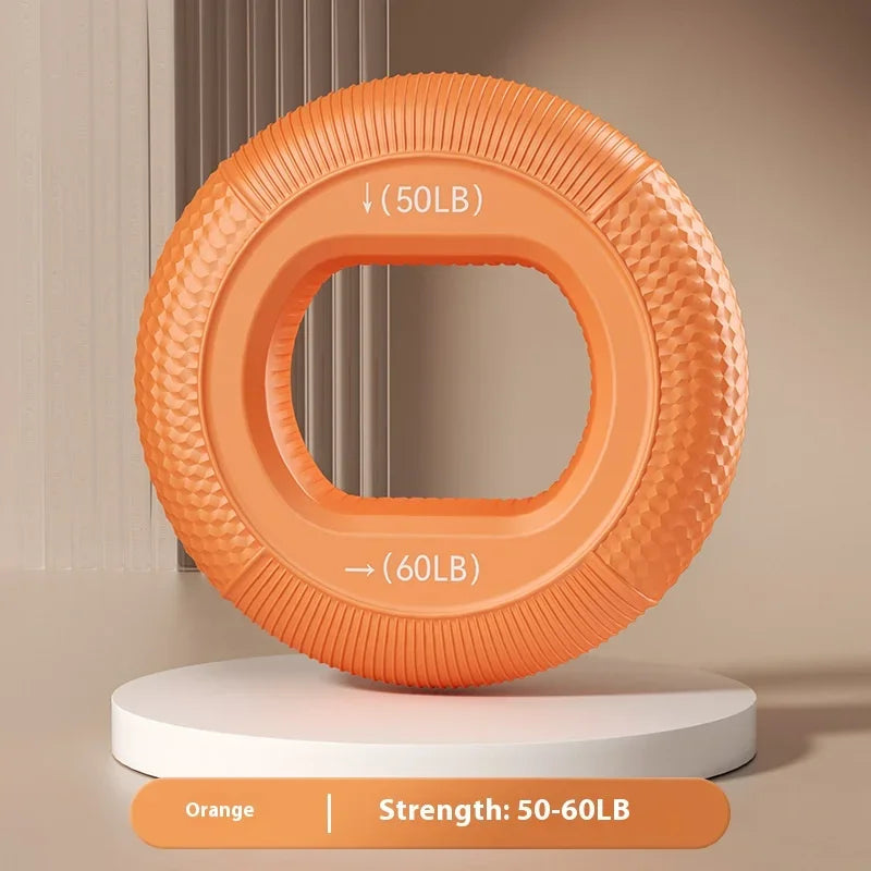 Therapy Hand Grip Rings Set - Adjustable Silicone Exercise Rings for Finger Strength, Rehabilitation, Arthritis Relief & Stress