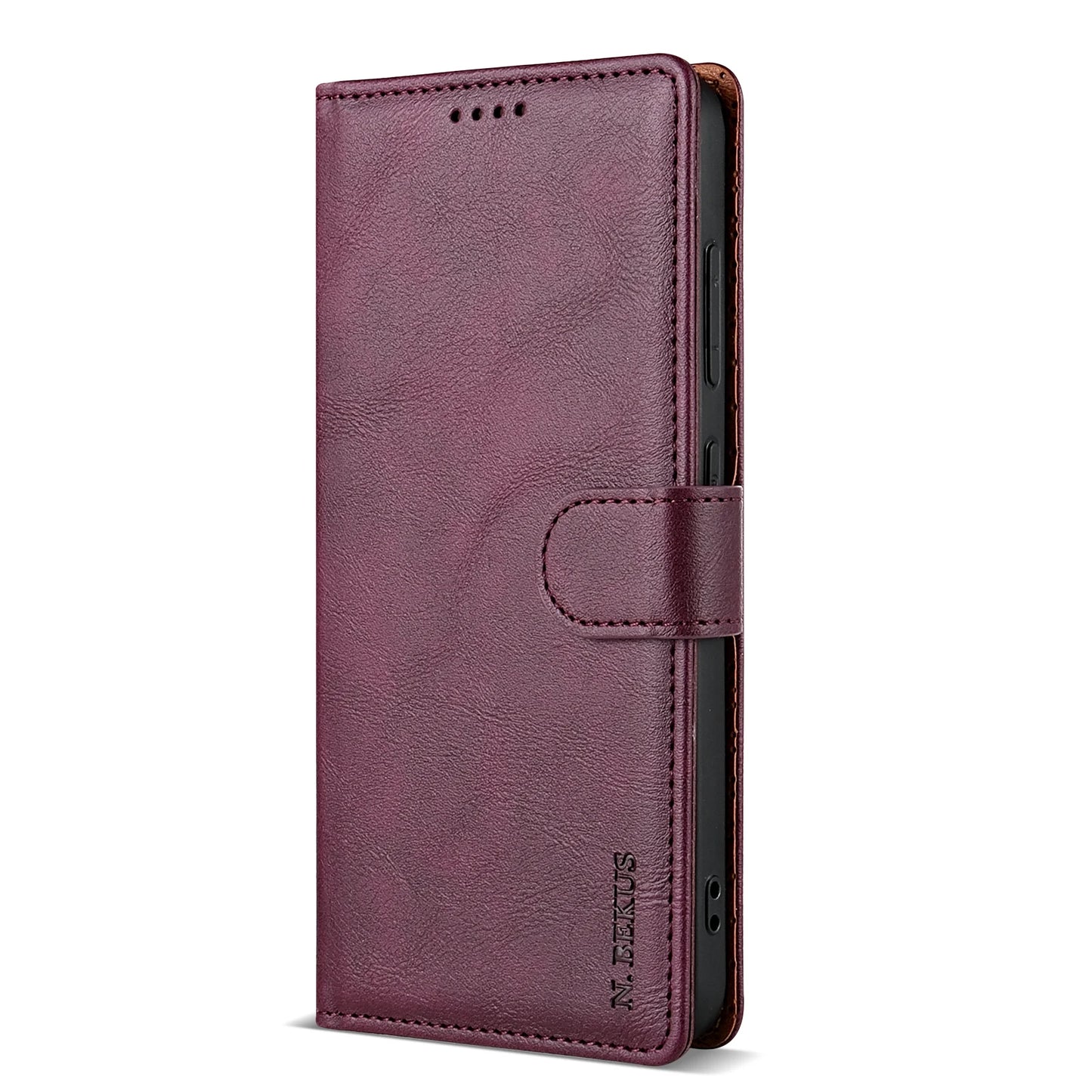 Business Leather Phone Case For Samsung Galaxy S26 S25 S24 S23 Ultra S22 S21 FE S20 S10 Plus Note20 Flip Card Wallet Cover Etui
