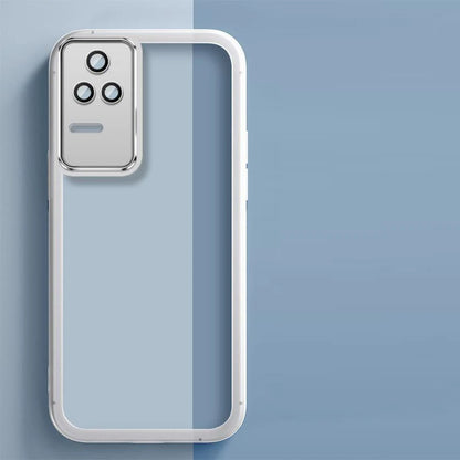 Xiaomi Poco F4 Plating Silicone Case – Shockproof Transparent Soft Back Cover