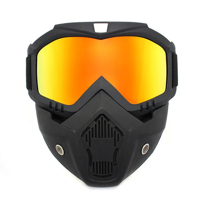 2025 NEW Outdoor Sports Windproof Mask Goggle HD Motorcycle Glasses Snowboard Eyewear Riding Motocross Summer UV Sunglasses