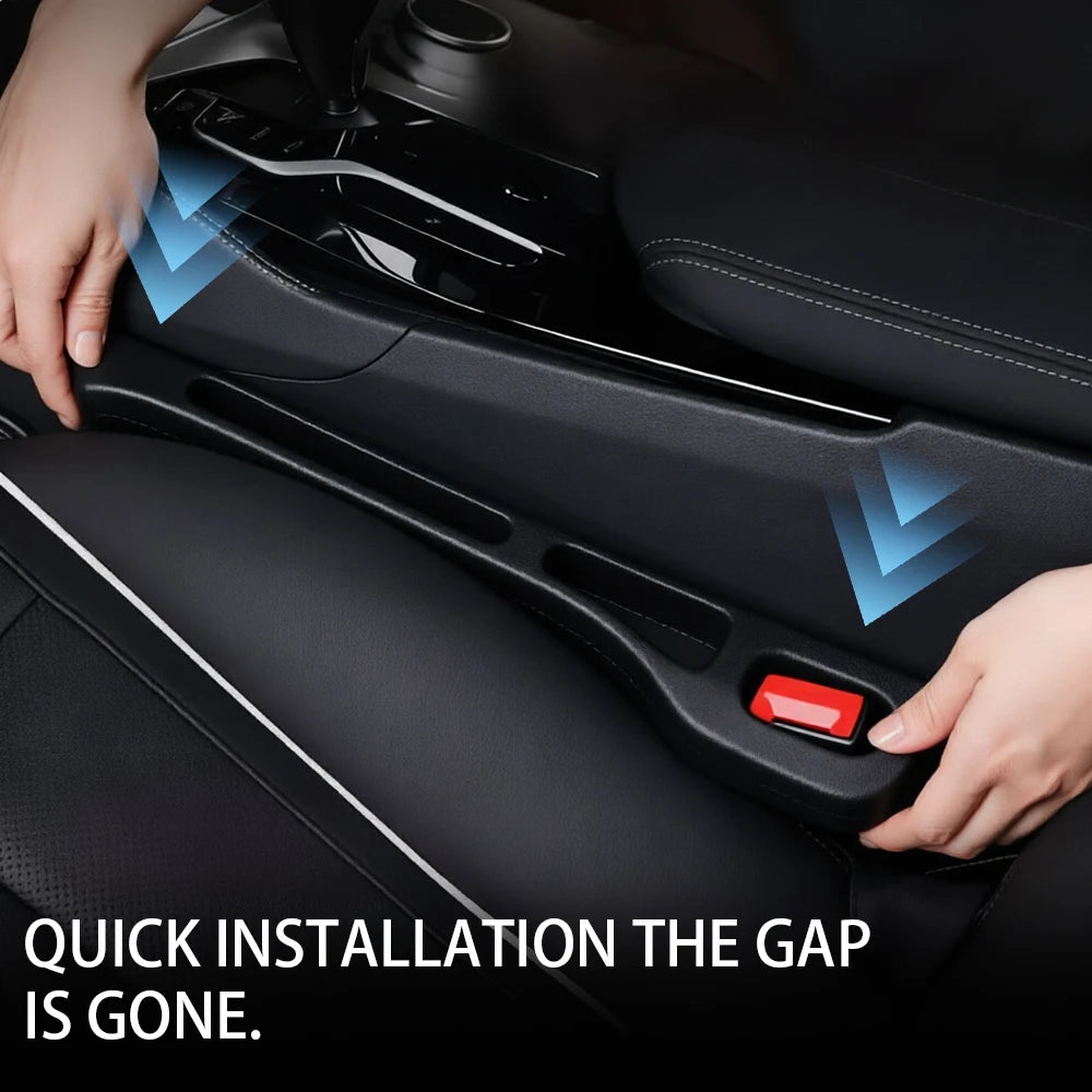 HOMEFISH 2pcs Car Seat Gap Filler for Various Vehicle Models - Interior Trim Accessories for Seat Gaps