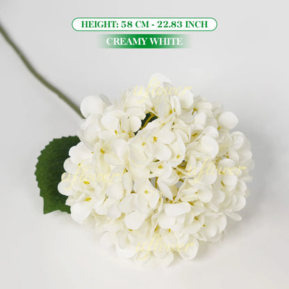 1/5/10pcs 58cm Beautiful Silk Artificial Flowers Hydrangea Bouquet for Home Party Wedding Living Room Decoration Accessories