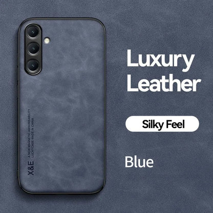 For Samsung Galaxy A56 A36 A26 A16 5G Case Soft Silicone Car Holder Magnetic Leather Phone Cover for Galaxy A06 A 56 36 16 Funda