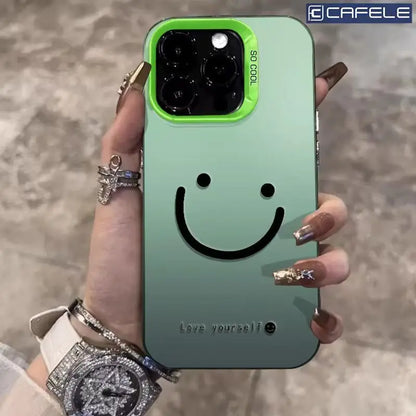 For Samsung Galaxy S26 S25 S24 S23 Ultra S22 Plus S21 FE Case Color Silver Smile Cheeks Cover For A57 A37 A17 A56 A55 A25 Funda