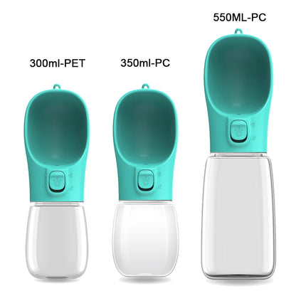 Portable Dog Water Bottle with Drinking Bowl – 300ml to 550ml