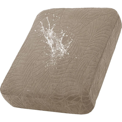 Waterproof Stretch Sofa Cushion Cover Jacquard Fabric Pure Sofa Cover Removable Protector Couch Cover Chaise Lounge Living Room