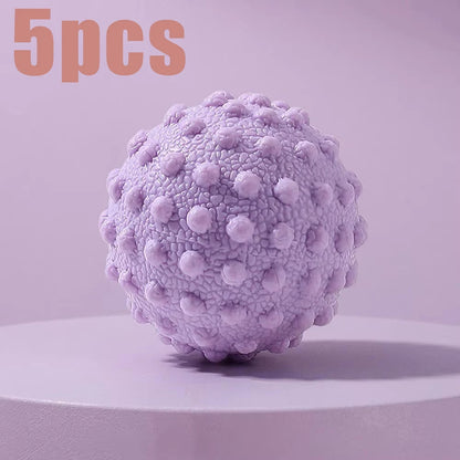 TPR Fascia Massage Ball — Raised Point for Back, Foot & Yoga Recovery
