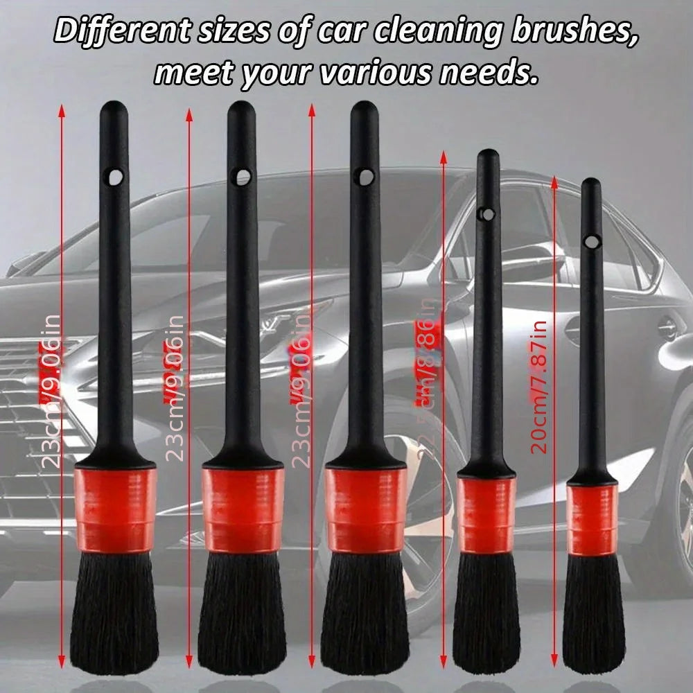 Car Detailing Brush Set – 15-Piece Auto Vent & Gap Cleaning Kit