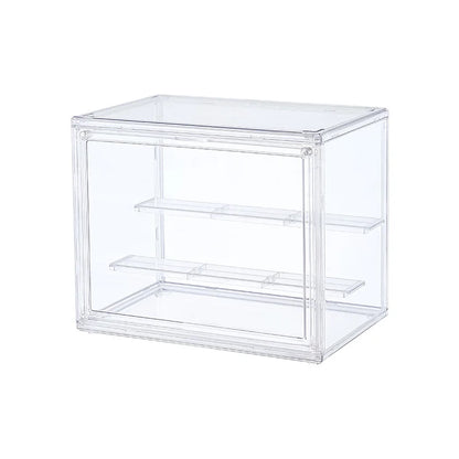 Three Layer Acrylic Display Rack – Transparent Ladder Jewelry & Anime Model Storage Box