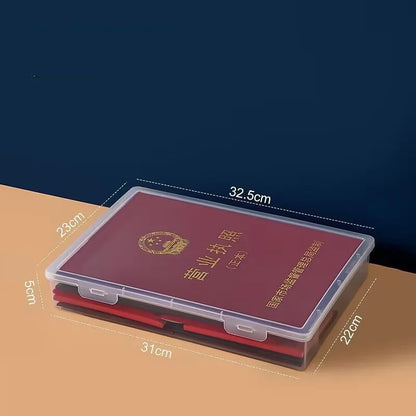 Transparent Plastic Storage Box – Dustproof Organizer for Jewelry, Stationery & Files