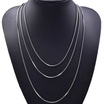 Wholesale Stainless Steel Snake Chain Necklace – Unisex Vintage Jewelry