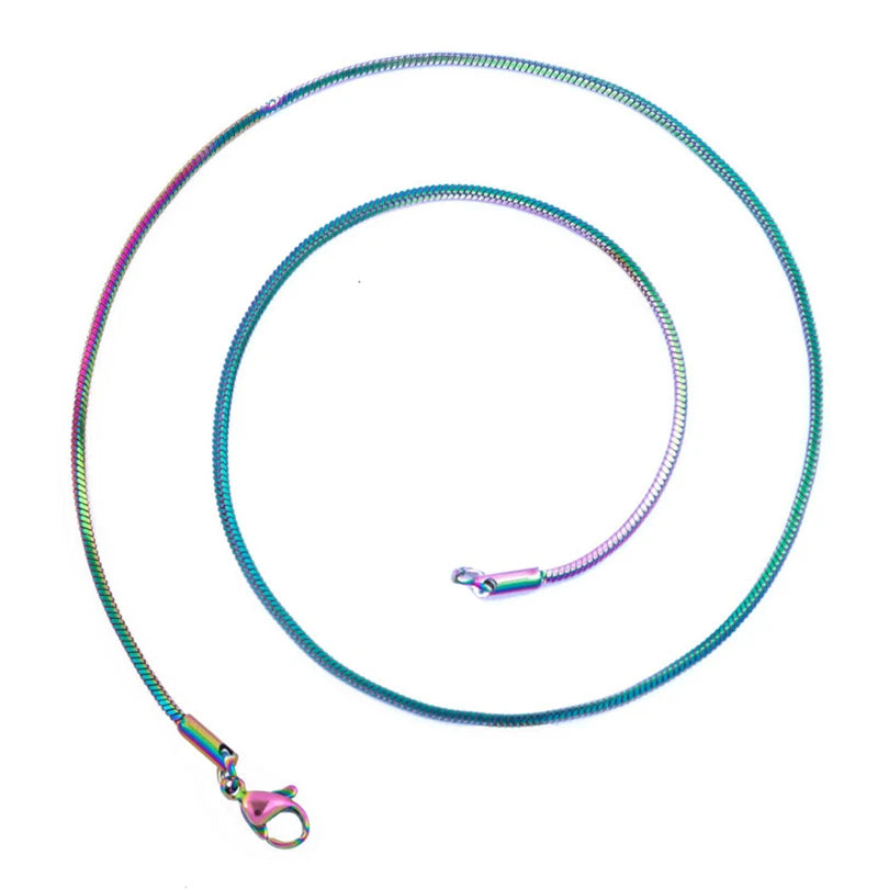 Wholesale Stainless Steel Snake Chain Necklace – Unisex Vintage Jewelry