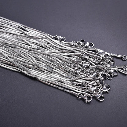 Wholesale Stainless Steel Snake Chain Necklace – Unisex Vintage Jewelry