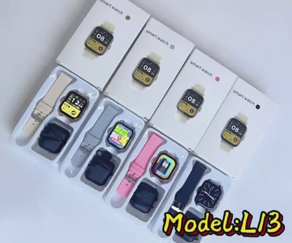 Smart Watch 1.83" Hd Screen Bluetooth Call Heart Rate Blood Oxygen Health Monitor Sports Smartwatch Women Men Holiday Gifts New
