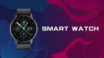 LIGE Smart Watch Women Men Full Touch Screen Bluetooth Call Smartwatch Waterproof Sports Fitness Tracker Watches for Android iOS